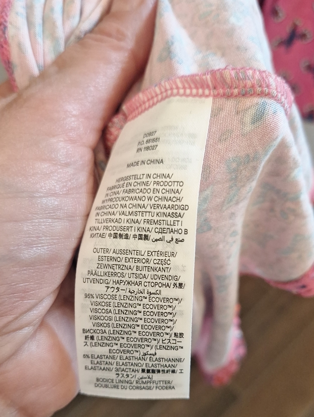 Boden Ellie Flutter Maxi Tea Dress Multi Print Coastal Boho V-neck Size 12P - Picture 9 of 13